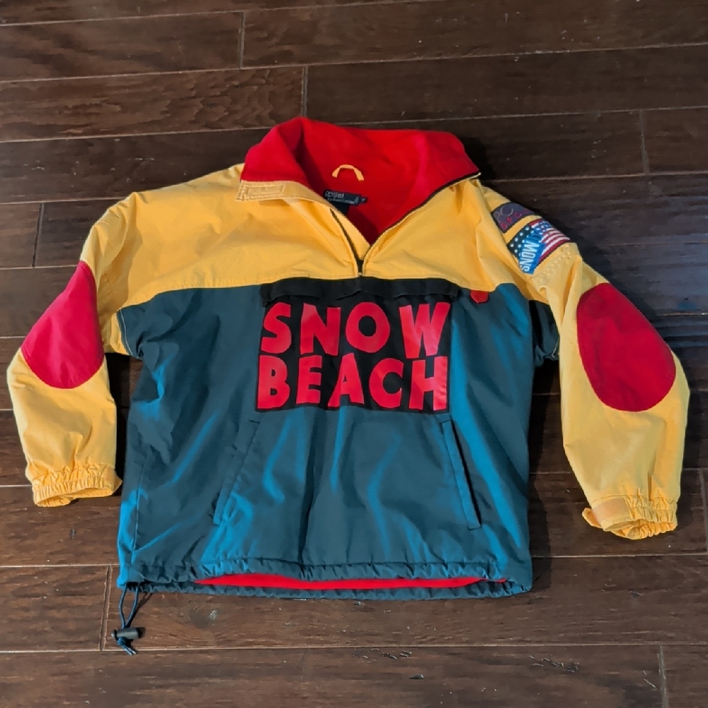 Vintage Snow Beach Ralph Lauren Polo Pullover Rare